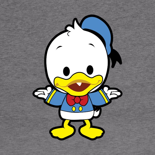 Cute Donald Duck Chibi by untitleddada